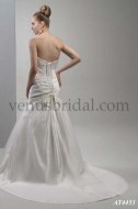 Vanessa taffeta wedding dress front - back - size 14